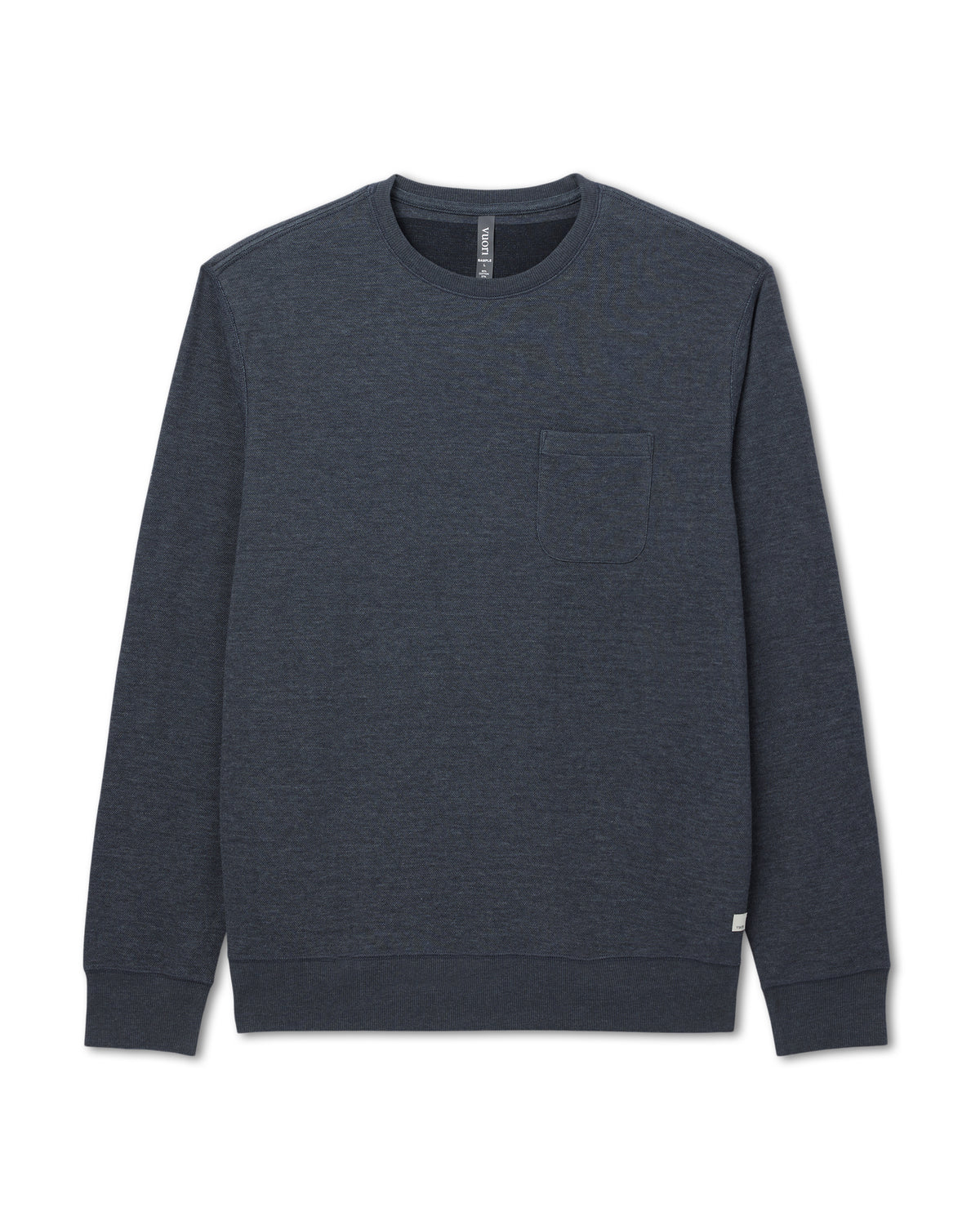 Jeffreys Crew 2.0 Men's Navy Heather Pullover Crewneck | Vuori sale - US 3691