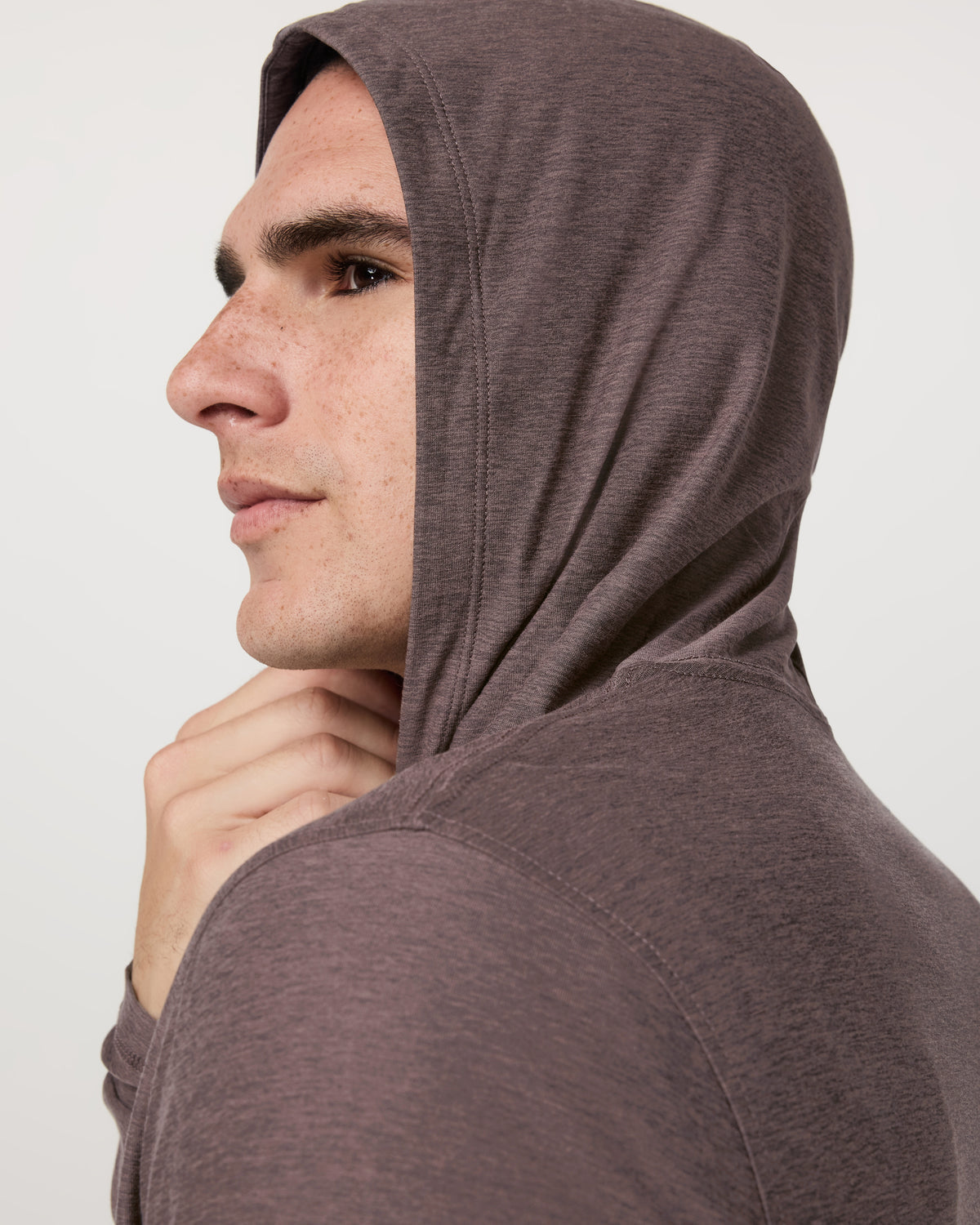 Strato Tech Hoodie Men's Huckleberry Heather Hoodie | Vuori onsale - US 9283