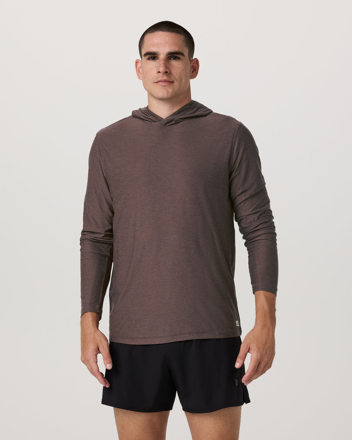 Strato Tech Hoodie Men's Huckleberry Heather Hoodie | Vuori onsale - US 9283