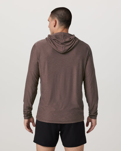 Strato Tech Hoodie Men's Huckleberry Heather Hoodie | Vuori onsale - US 9283