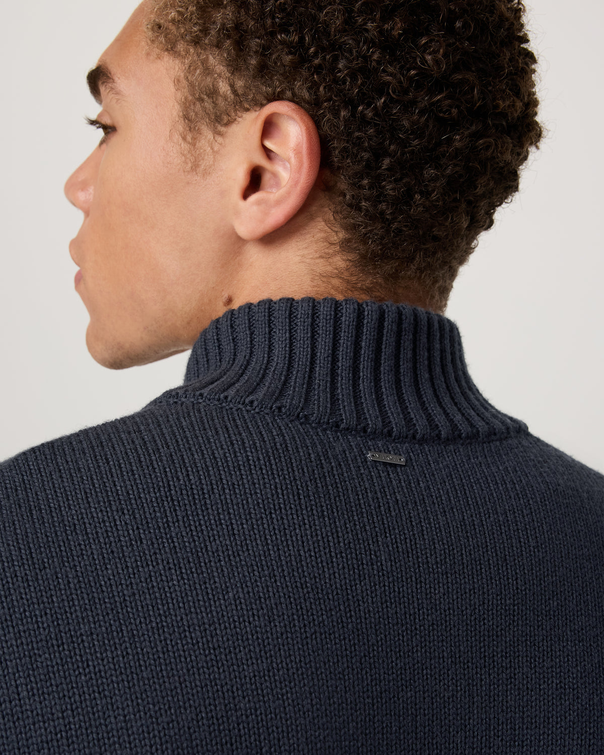 Denver Full Zip Sweater Men's Navy Zip Sweater | Vuori online - US 9944