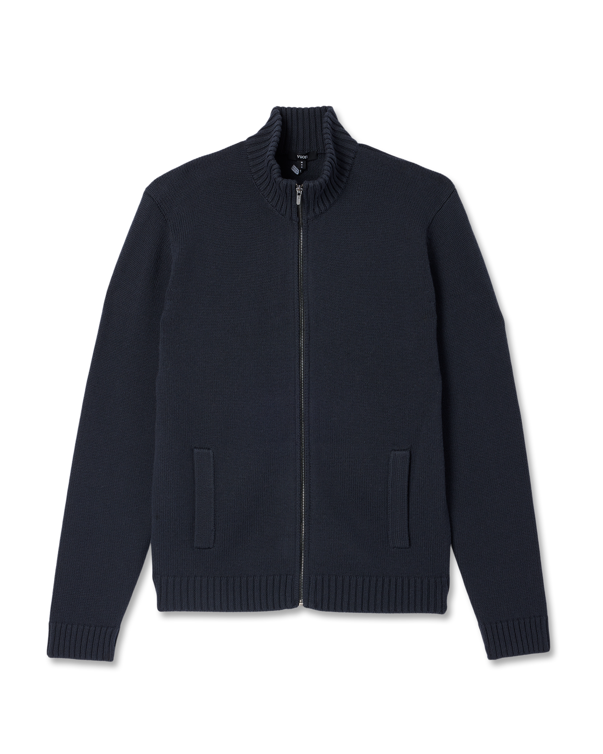 Denver Full Zip Sweater Men's Navy Zip Sweater | Vuori online - US 9944