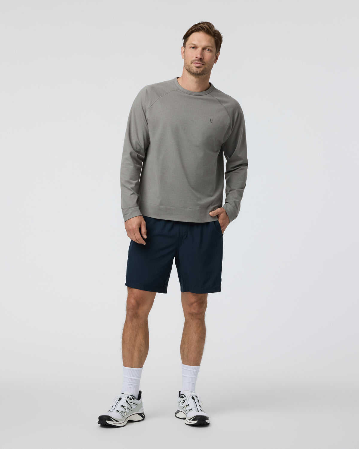 Coronado Crew Dolomite Heather | Vuori outlet - US 5913