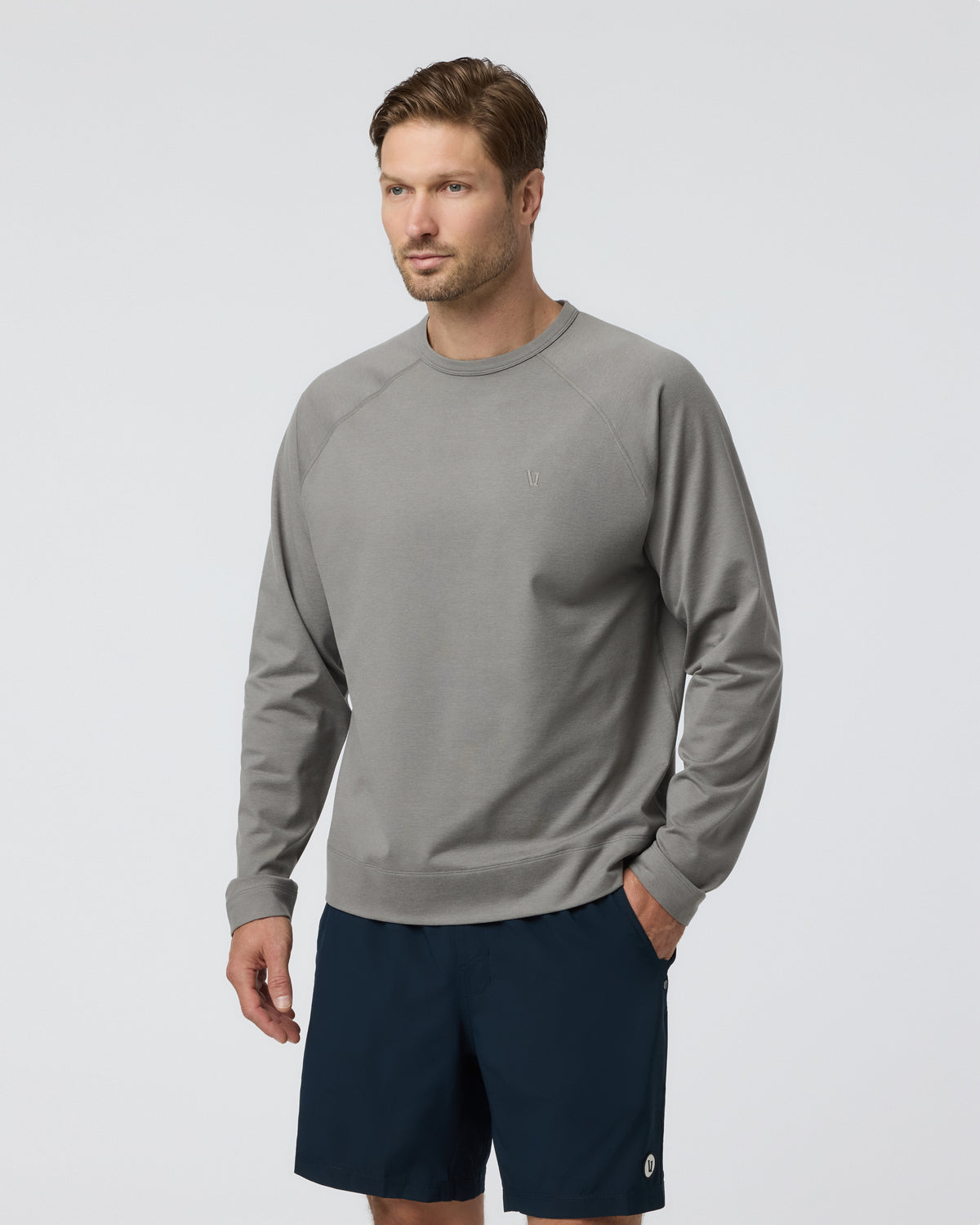 Coronado Crew Dolomite Heather | Vuori outlet - US 5913