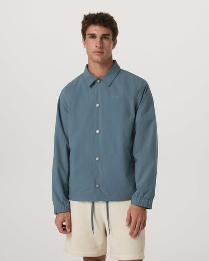 V1 Coach Jacket Men's Blue Sea Jacket | Vuori sale - US 3519