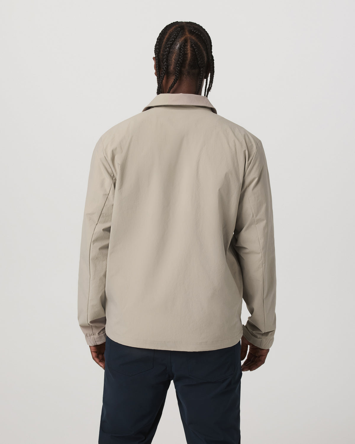 V1 Coach Jacket Men's Truffle Vintage Style Jacket | Vuori discount - US 7353