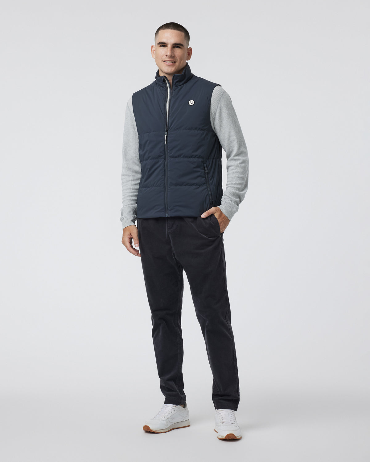 Echo Insulated Vest 2.0 Men's Navy Vest | Vuori outlet - US 1578