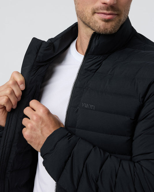 Steadfast Insulated Full Zip Jacket Black | Vuori shop - US 8557