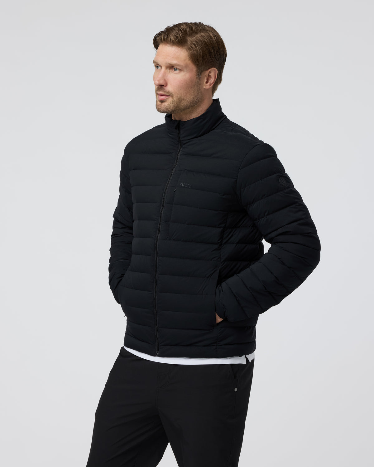 Steadfast Insulated Full Zip Jacket Black | Vuori shop - US 8557