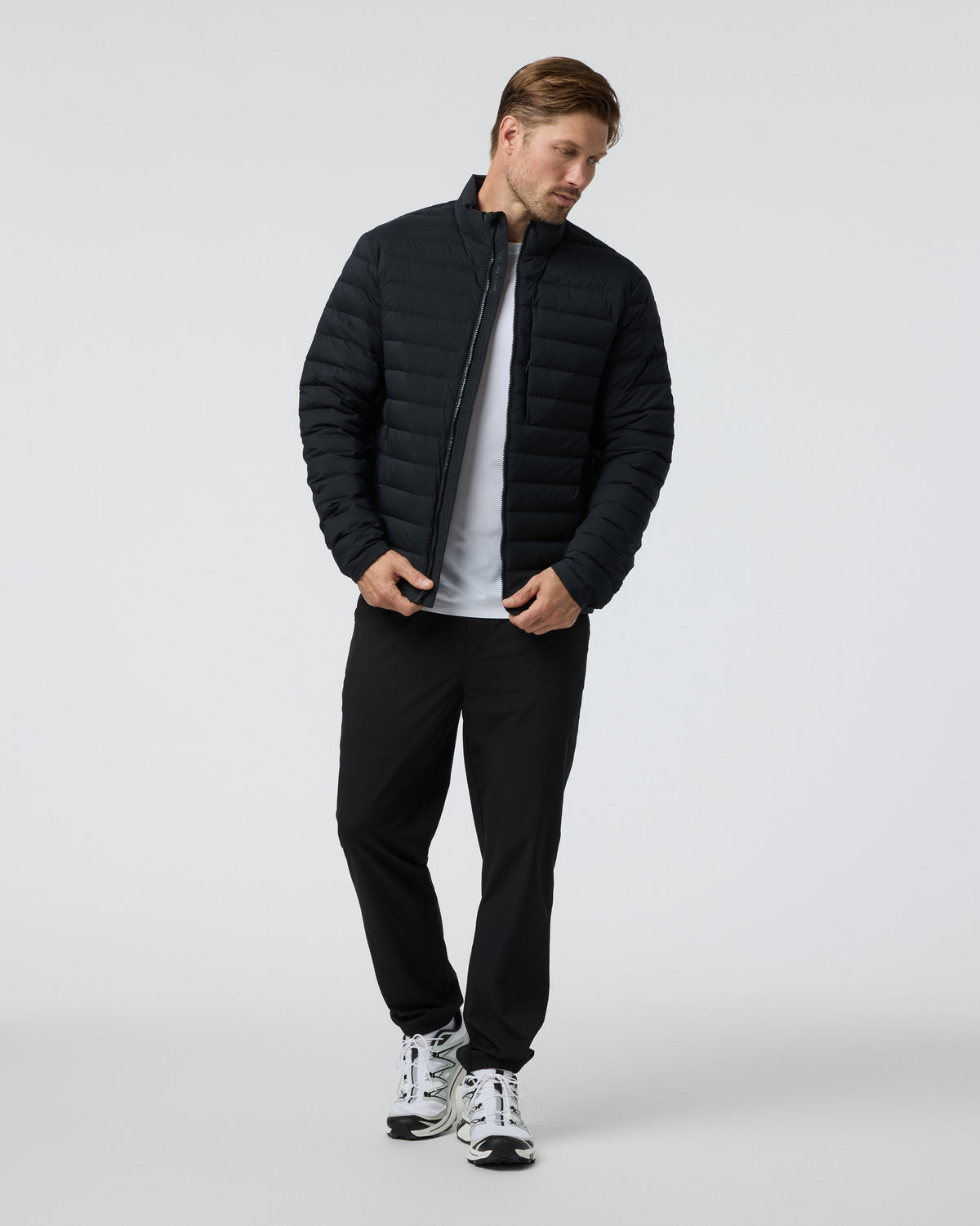 Steadfast Insulated Full Zip Jacket Black | Vuori shop - US 8557