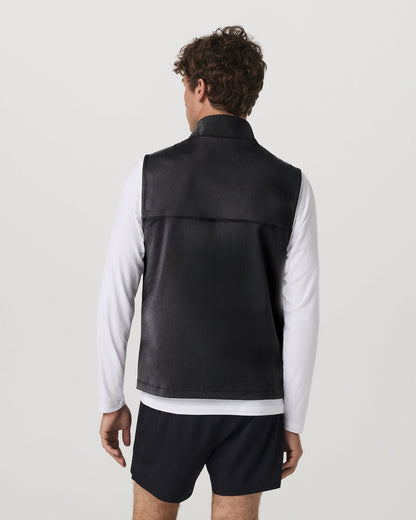 Sunday Insulated Hybrid Vest Men's Black Training Vest | Vuori sale - US 7138