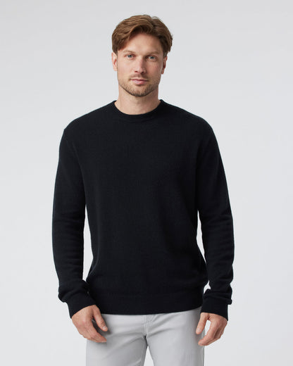 Berik Cashmere Sweater Men's Black Crewneck Sweater | Vuori for sale - US 3981