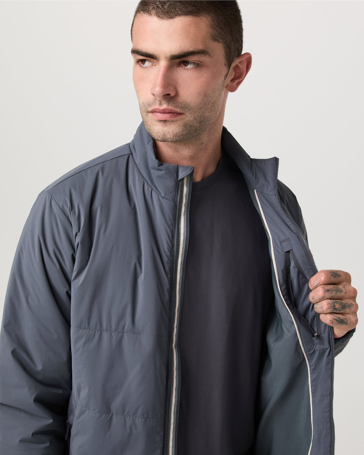 Echo Insulated Jacket 2.0 Men's Moonlight Jacket | Vuori discount - US 9032