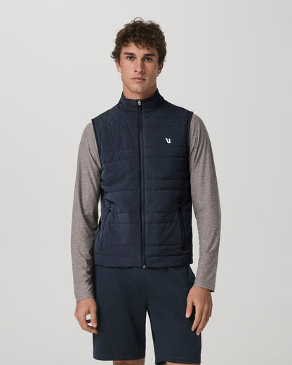 Sunday Insulated Hybrid Vest Ink Heather Training Vest | Vuori outlet - US 3794