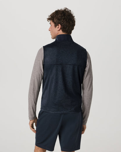 Sunday Insulated Hybrid Vest Ink Heather Training Vest | Vuori outlet - US 3794