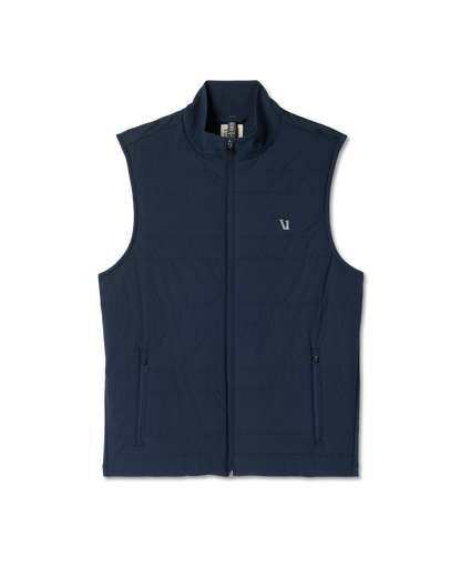 Sunday Insulated Hybrid Vest Ink Heather Training Vest | Vuori outlet - US 3794