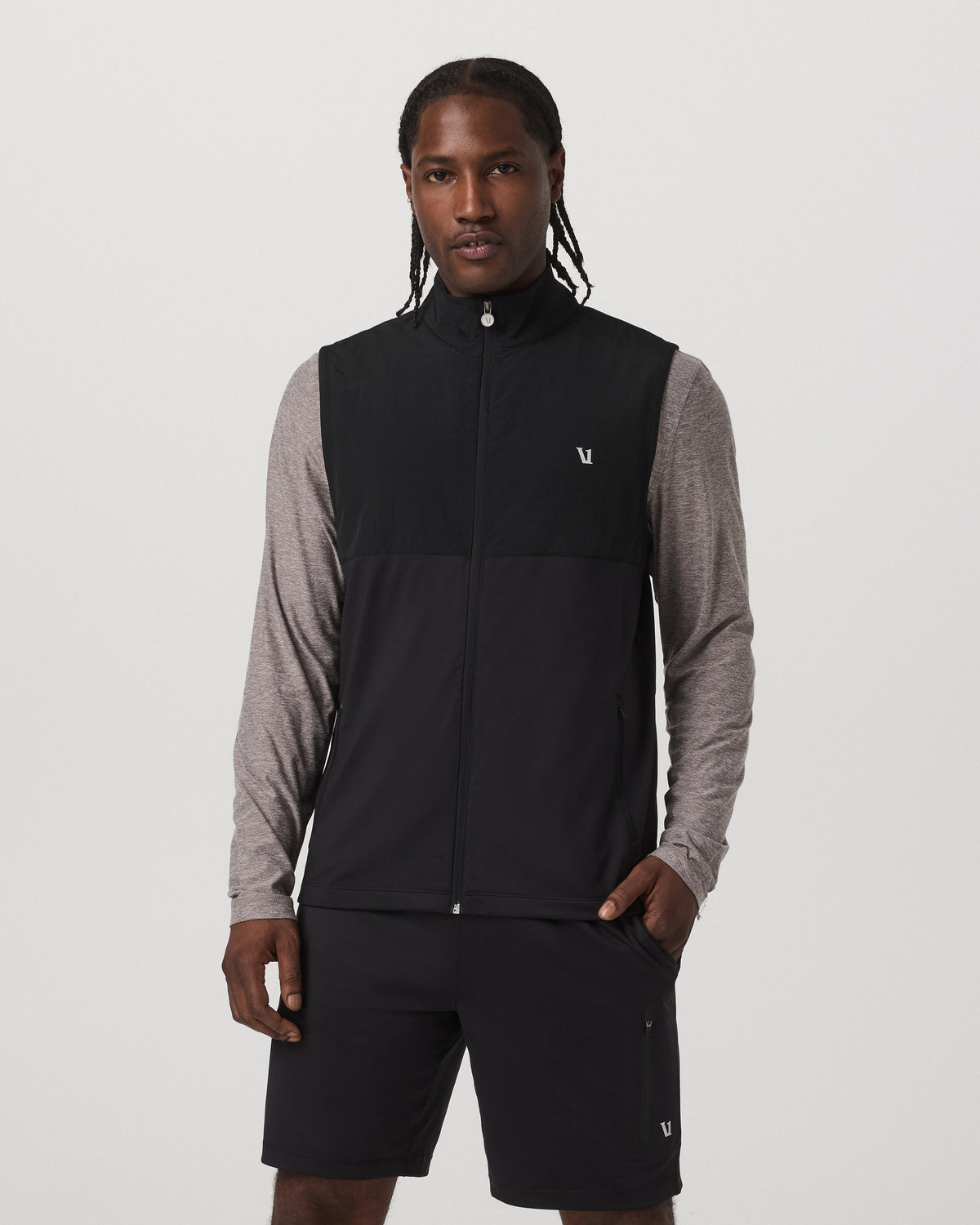 Sunday Element Vest Men's Black Vest | Vuori shop - US 1807