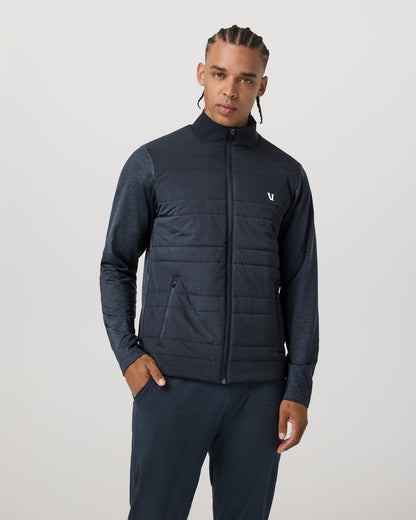 Sunday Insulated Hybrid Jacket Men's Ink Heather Jacket | Vuori sale - US 2953