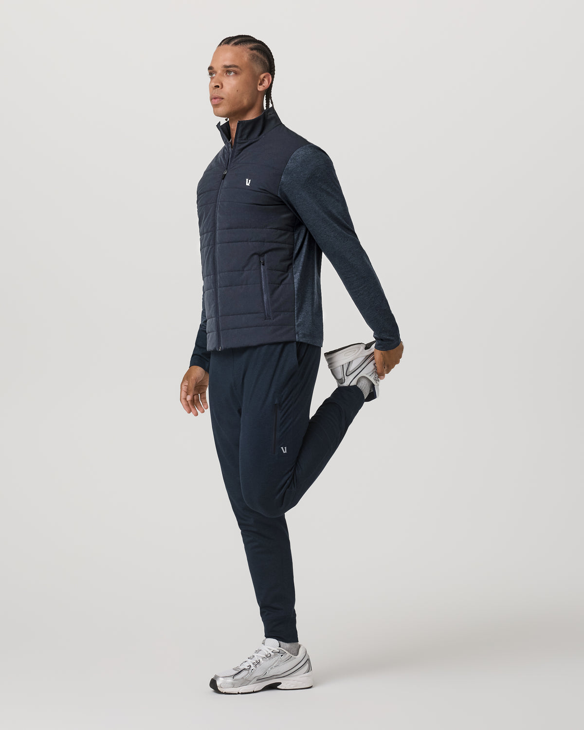 Sunday Insulated Hybrid Jacket Men's Ink Heather Jacket | Vuori sale - US 2953
