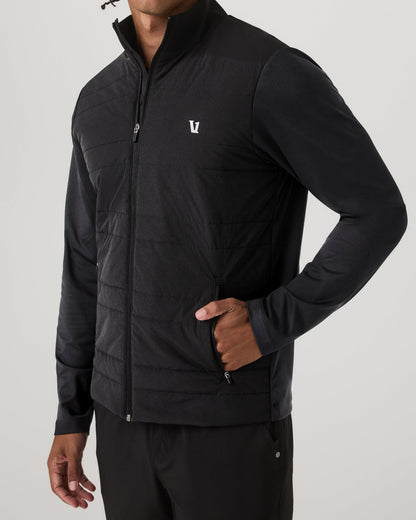 Sunday Insulated Hybrid Jacket Men's Black Training Jacket | Vuori for sale - US 1191