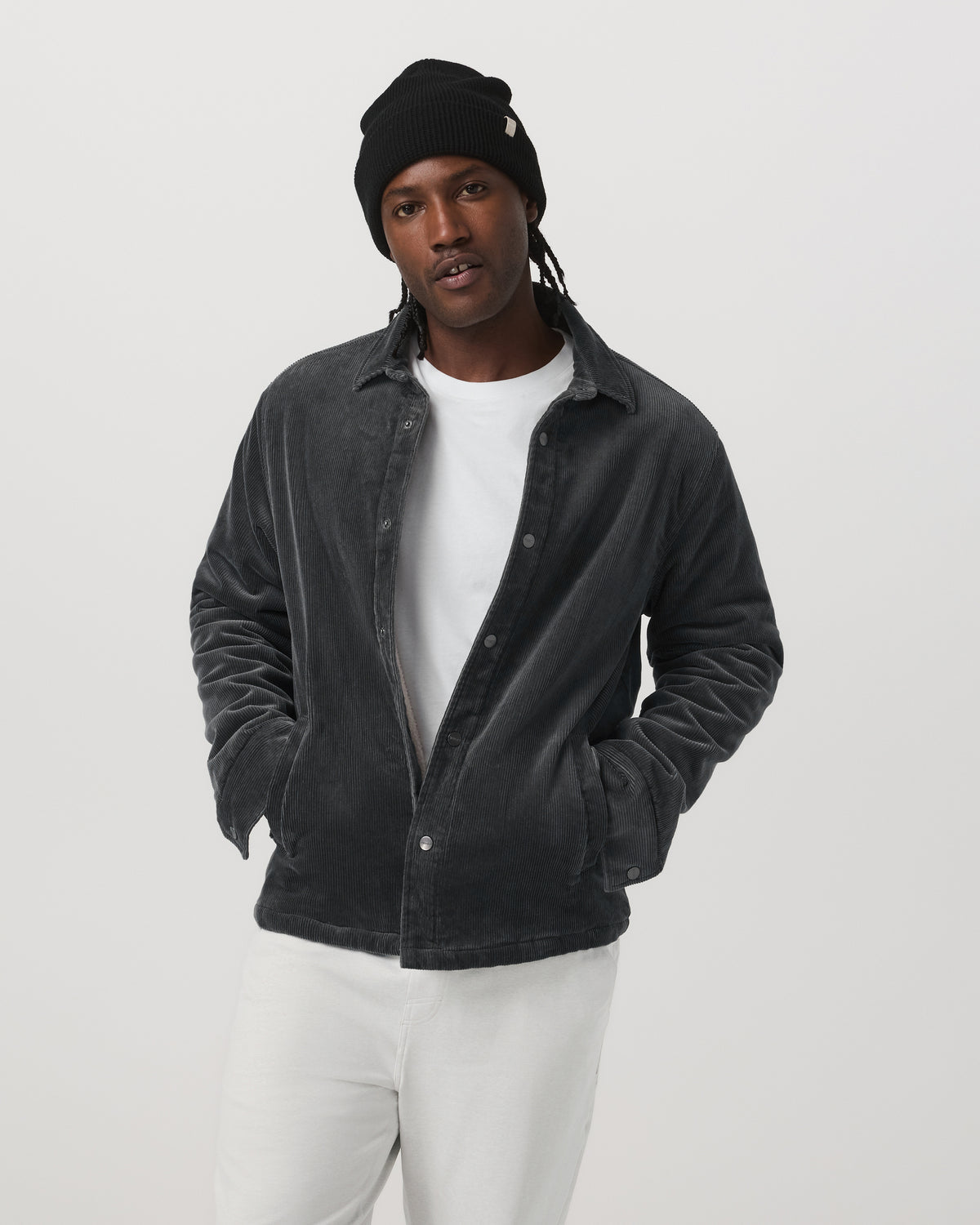 Vuori Cord Jacket Men's Dark Pewter Corduroy Jacket | Vuori online - US 8730