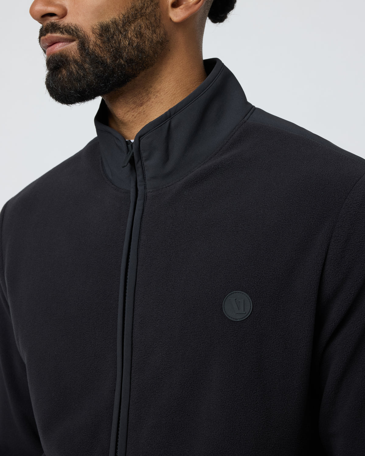 Aspen Full Zip Jacket Black Fleece Jacket | Vuori outlet - US 7578