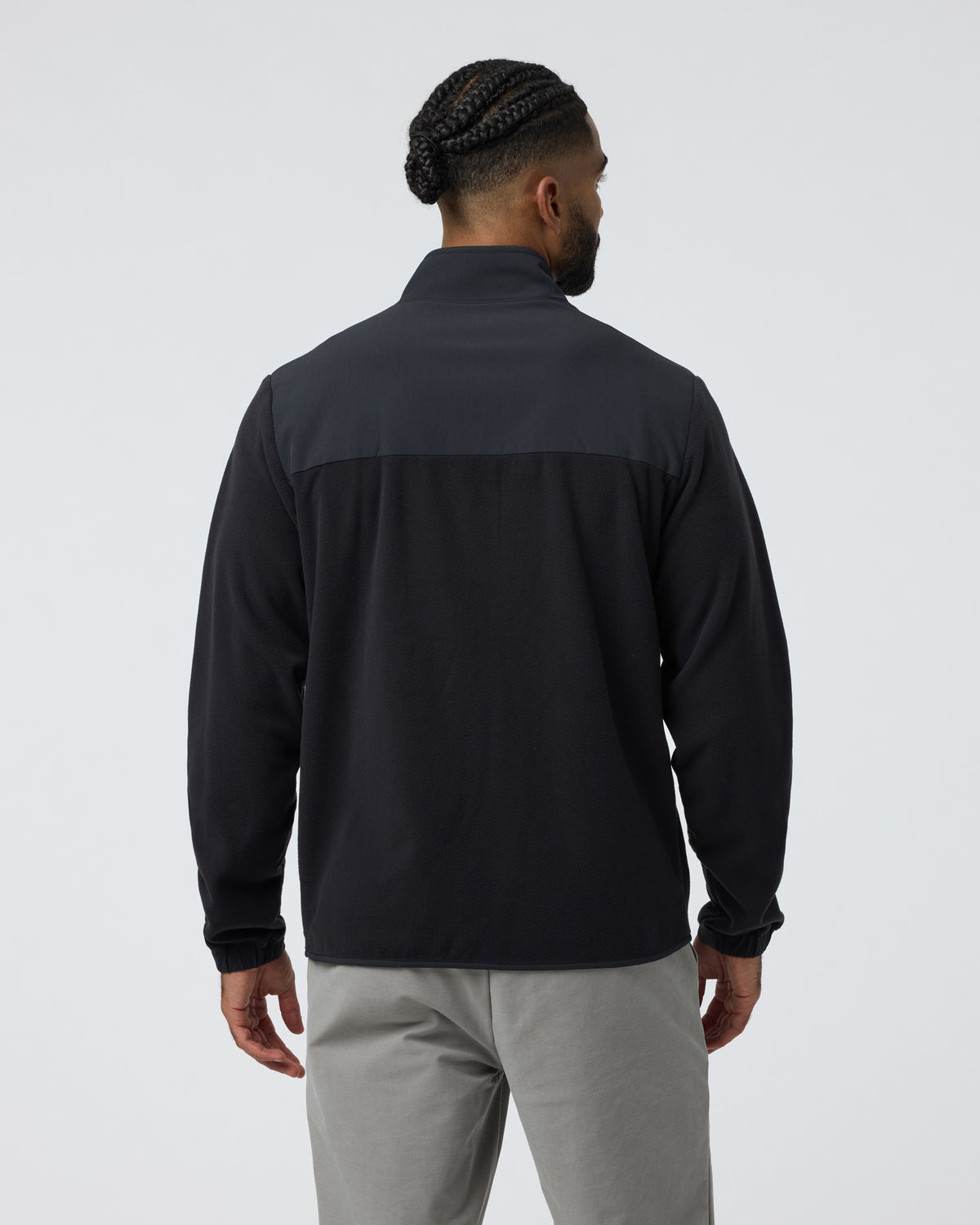 Aspen Full Zip Jacket Black Fleece Jacket | Vuori outlet - US 7578