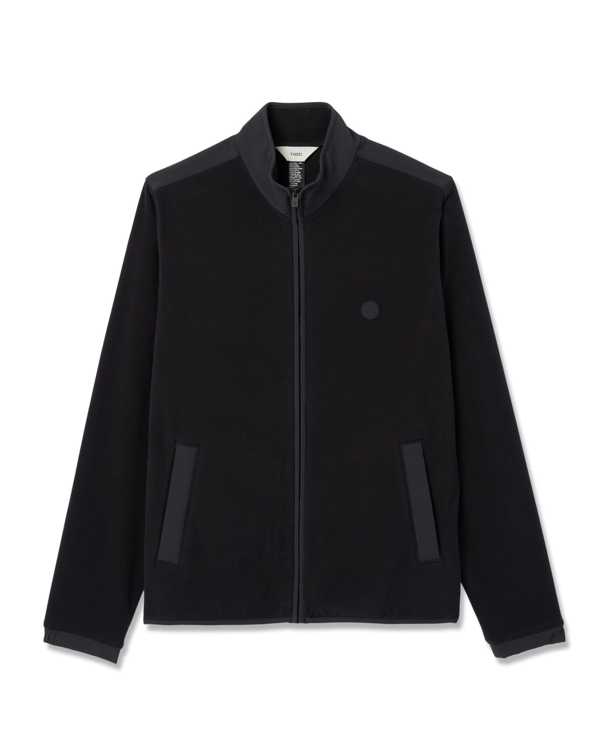 Aspen Full Zip Jacket Black Fleece Jacket | Vuori outlet - US 7578