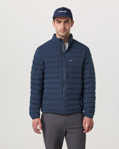 Men's Steadfast Insulated Full Zip Jacket Blue Coast | Vuori shop - US 5980