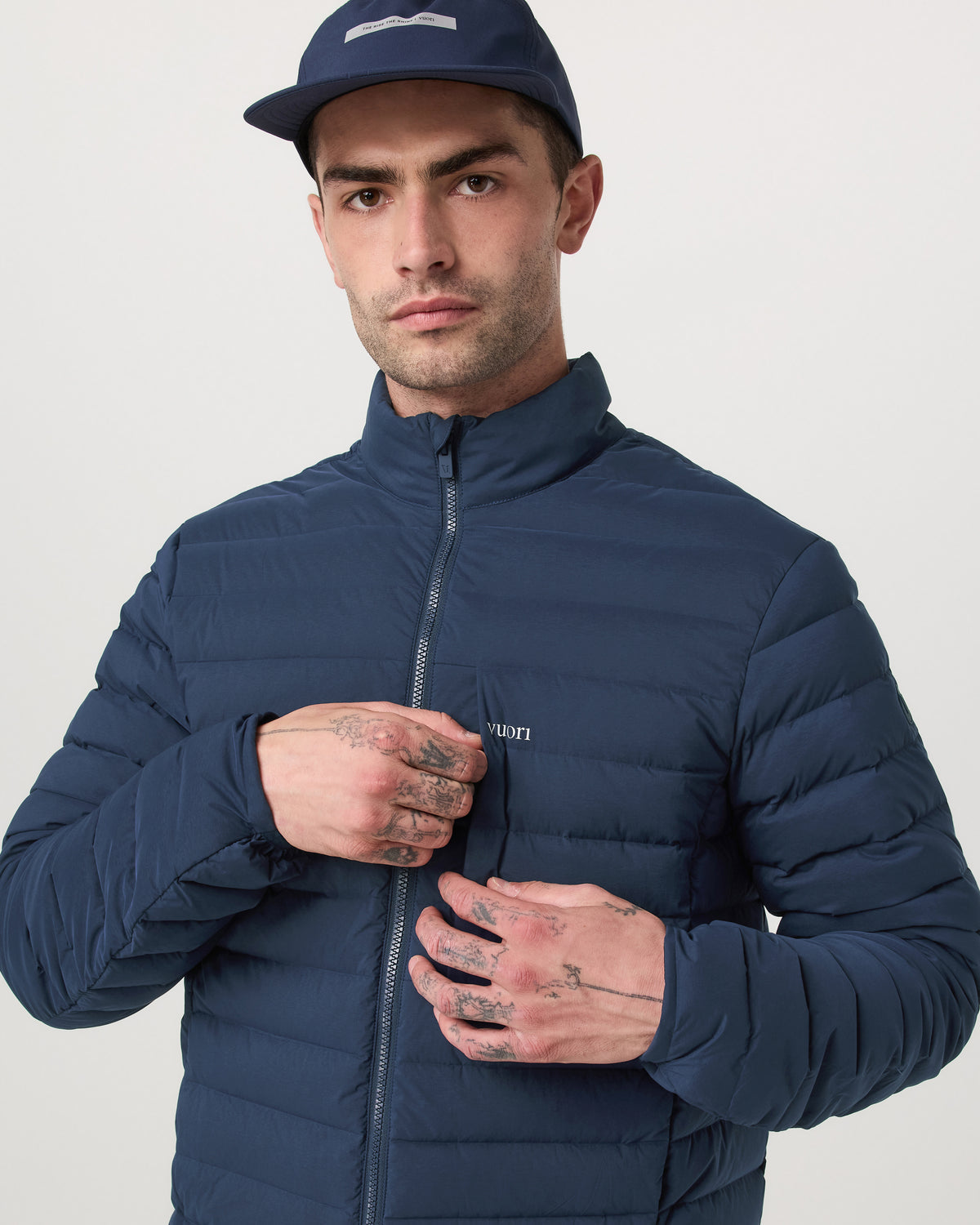 Men's Steadfast Insulated Full Zip Jacket Blue Coast | Vuori shop - US 5980