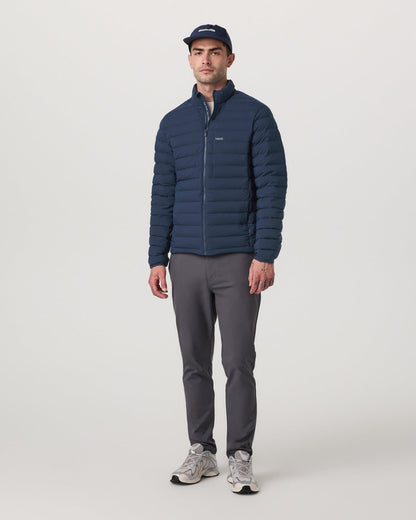 Men's Steadfast Insulated Full Zip Jacket Blue Coast | Vuori shop - US 5980