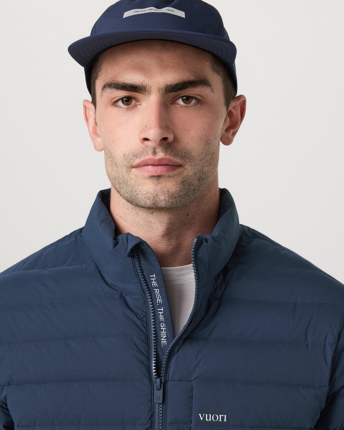Men's Steadfast Insulated Full Zip Jacket Blue Coast | Vuori shop - US 5980