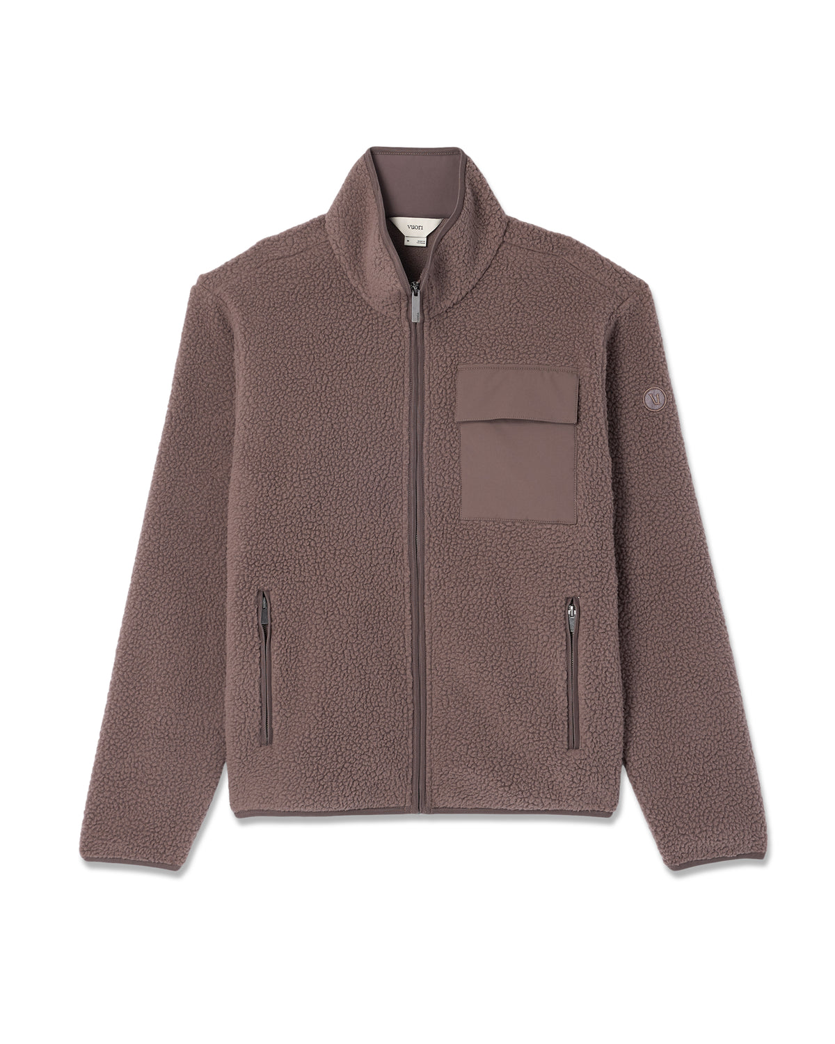 Alpine Fleece Full Zip Men's Elm Mock Neck Jacket | Vuori online - US 6313