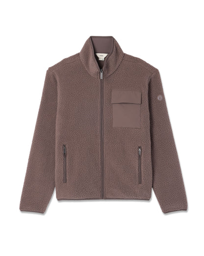 Alpine Fleece Full Zip Men's Elm Mock Neck Jacket | Vuori online - US 6313