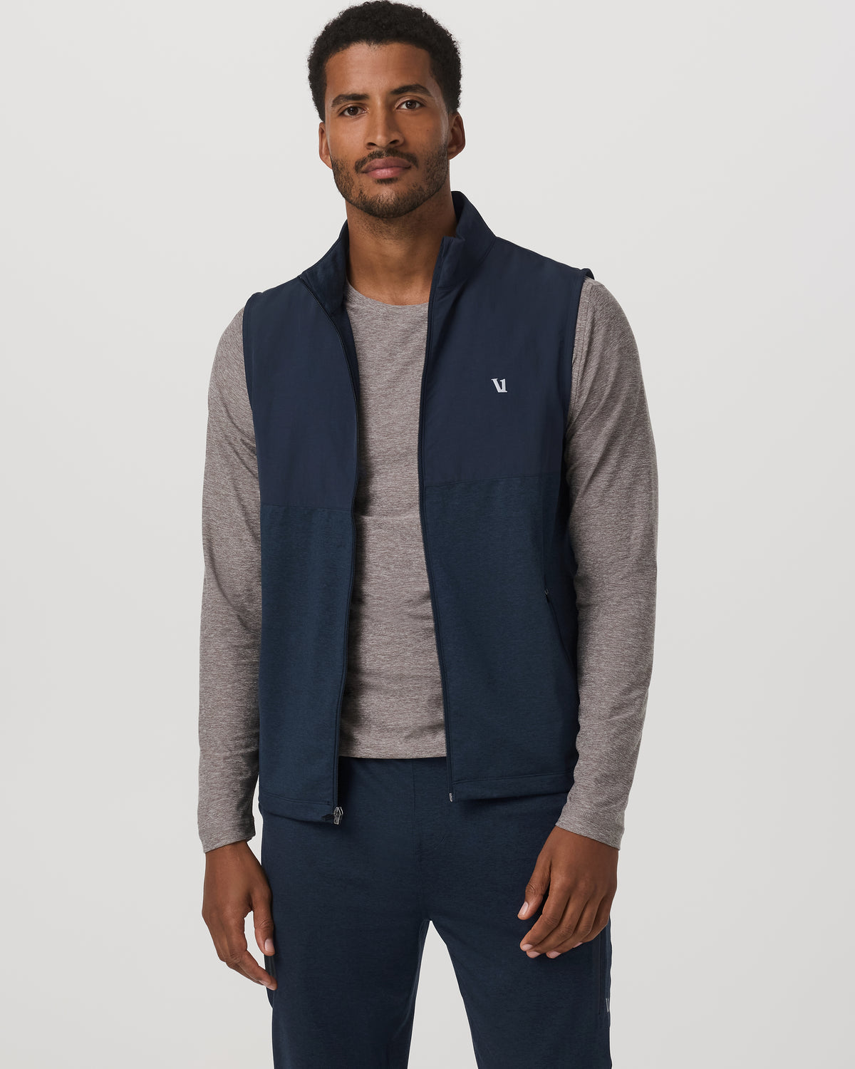 Sunday Element Vest Men's Ink Heather Vest | Vuori outlet - US 2287