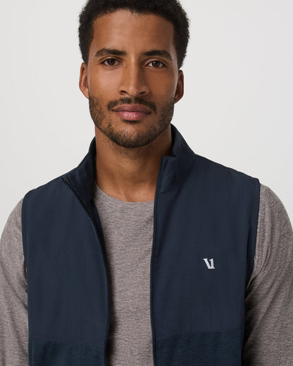 Sunday Element Vest Men's Ink Heather Vest | Vuori outlet - US 2287