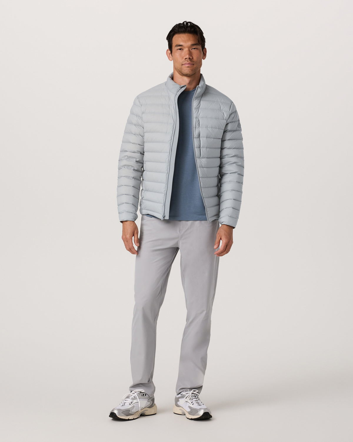 Steadfast Insulated Full Zip Jacket Men's Sea Fog Jacket | Vuori shop - US 2494