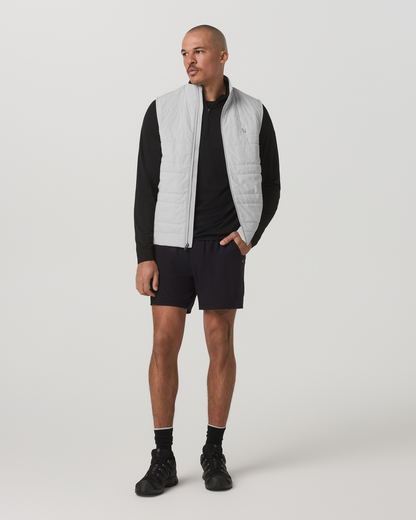 Sunday Insulated Hybrid Vest Frost Grey Training Vest | Vuori sale - US 8897
