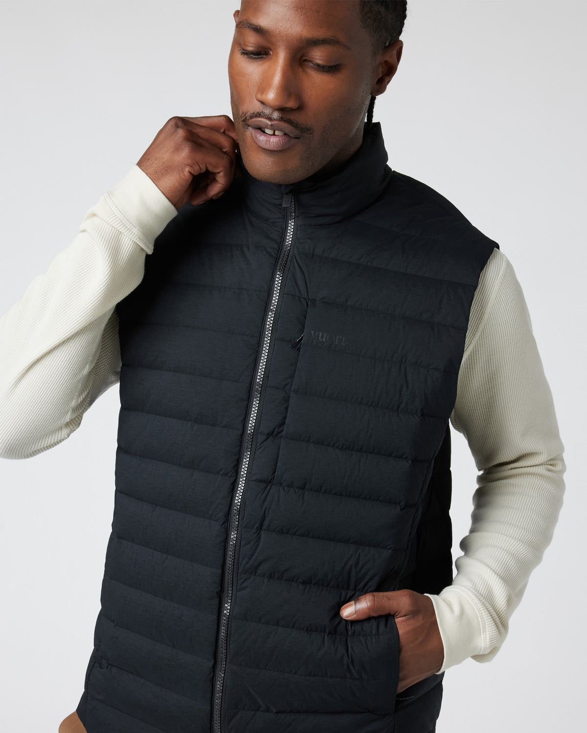 Steadfast Insulated Vest Men's Black Down Vest | Vuori onsale - US 6675