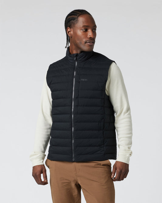 Steadfast Insulated Vest Men's Black Down Vest | Vuori onsale - US 6675