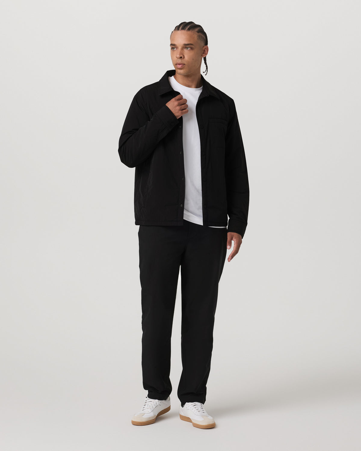 Nomad Insulated Shirt Jacket Men's Black Jacket | Vuori for sale - US 3205