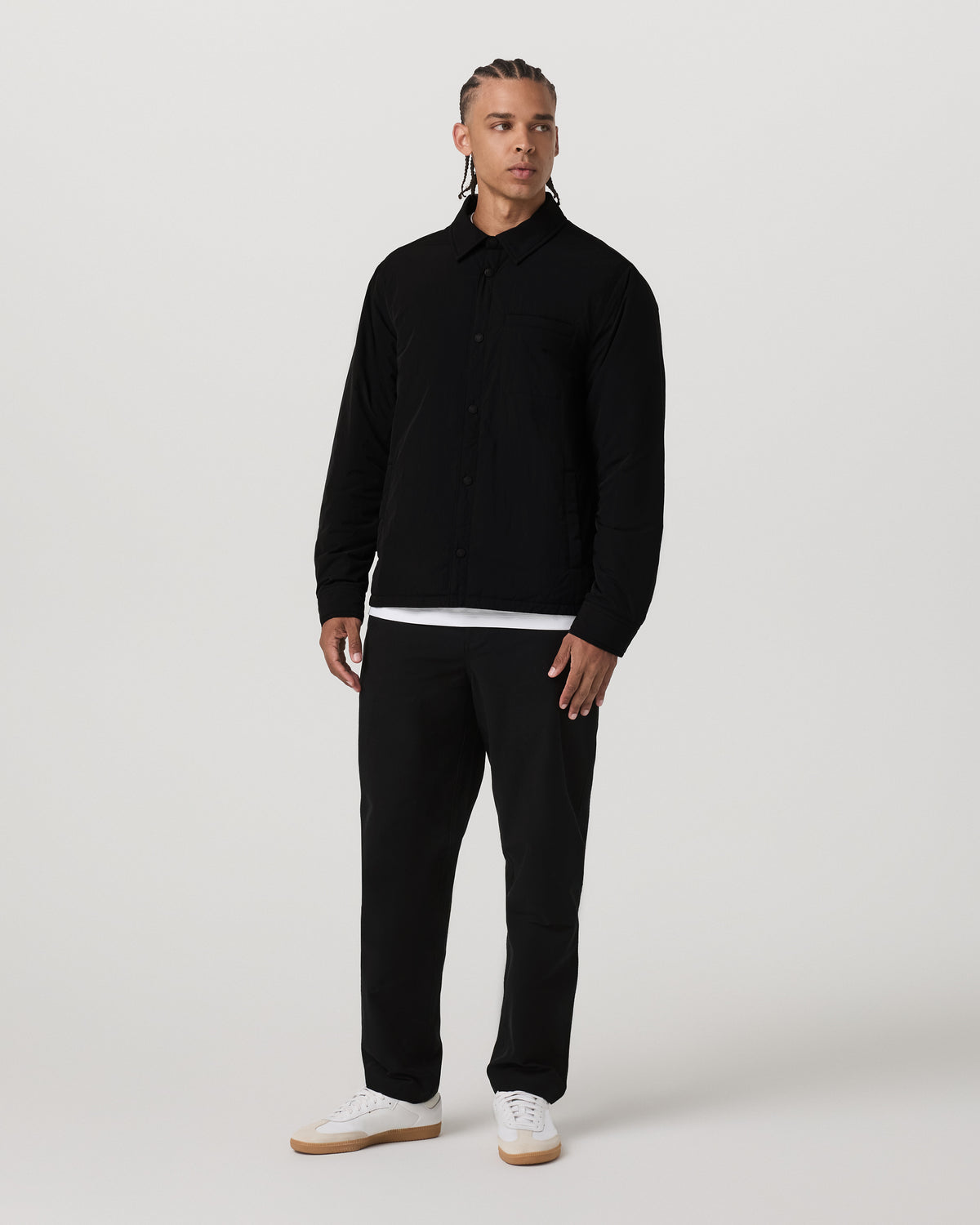 Nomad Insulated Shirt Jacket Men's Black Jacket | Vuori for sale - US 3205