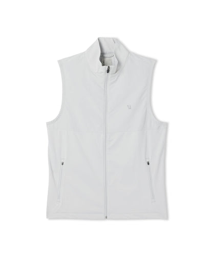 Sunday Element Vest Men's Frost Grey Full Zip Vest | Vuori online - US 7253