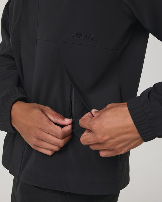 Stormbreak Jacket Black Lightweight Waterproof Jacket | Vuori discount - US 5170