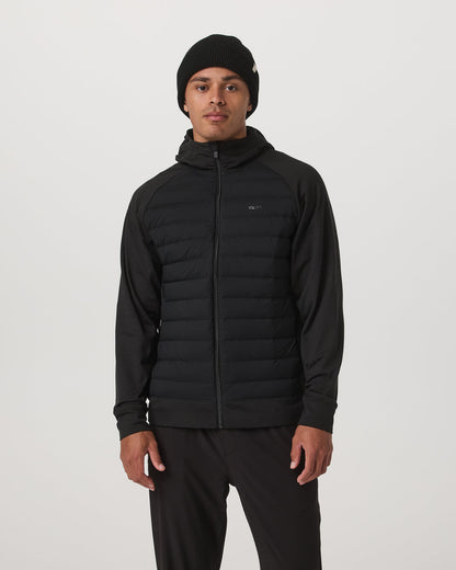 Steadfast Insulated Hybrid Men's Black Down Jacket | Vuori shop - US 8107