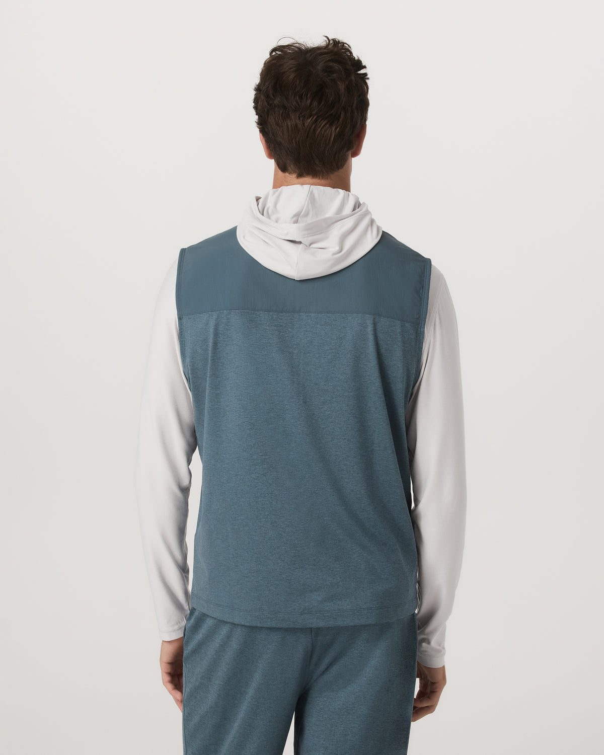 Sunday Element Vest Blue Sea Heather Full-Zip Vest | Vuori onsale - US 8353