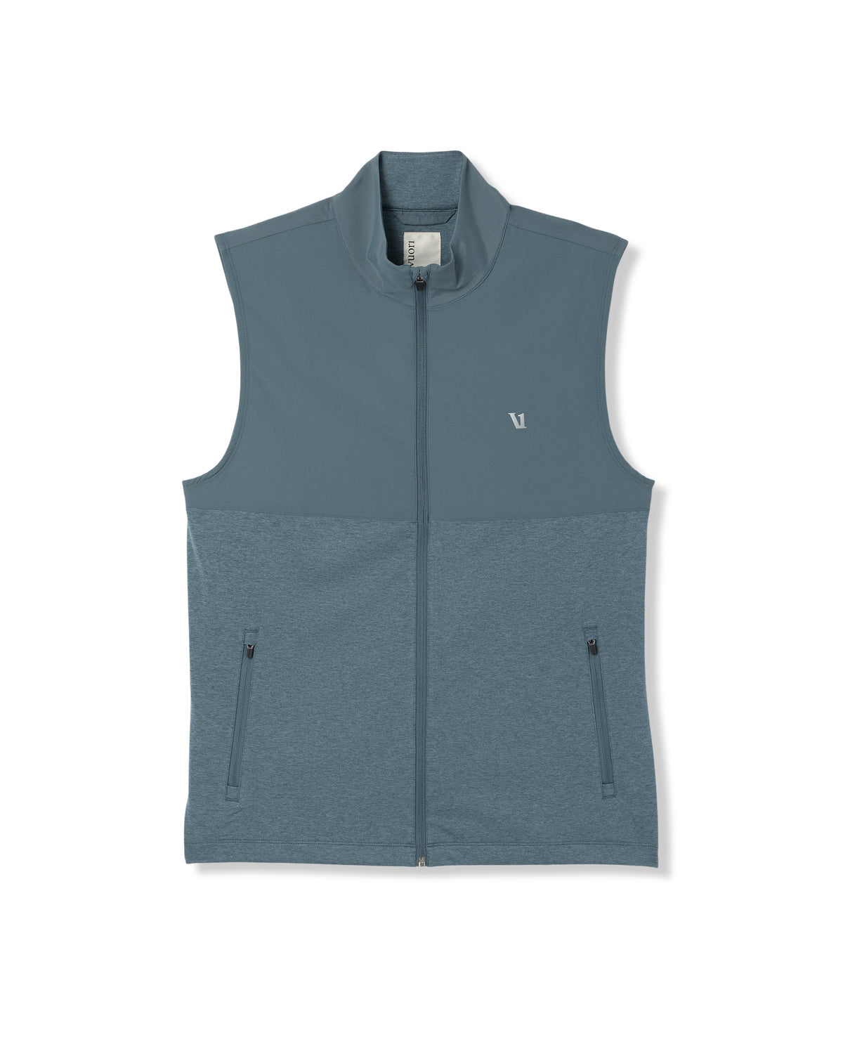 Sunday Element Vest Blue Sea Heather Full-Zip Vest | Vuori onsale - US 8353