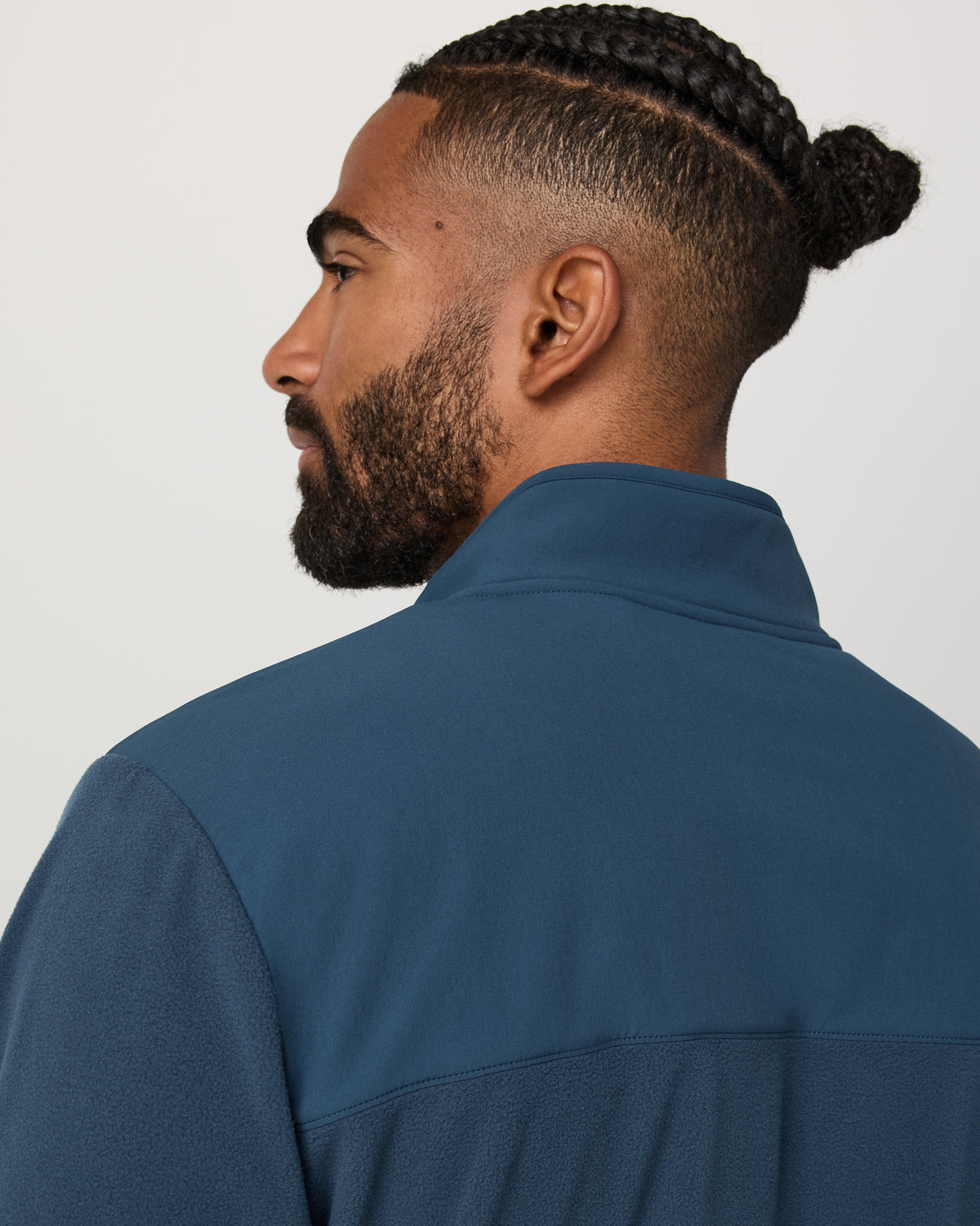 Aspen 1/2 Snap Men's Ocean Blue Mock-Neck Pullover | Vuori online - US 3532