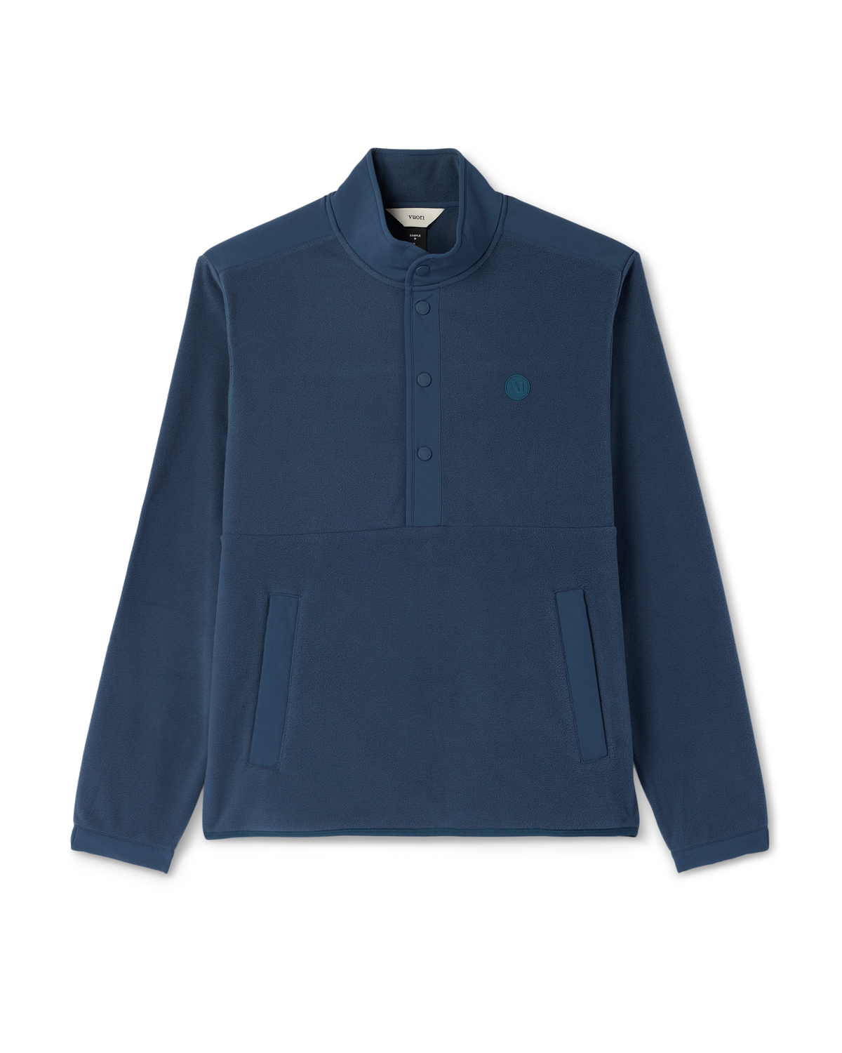 Aspen 1/2 Snap Men's Ocean Blue Mock-Neck Pullover | Vuori online - US 3532