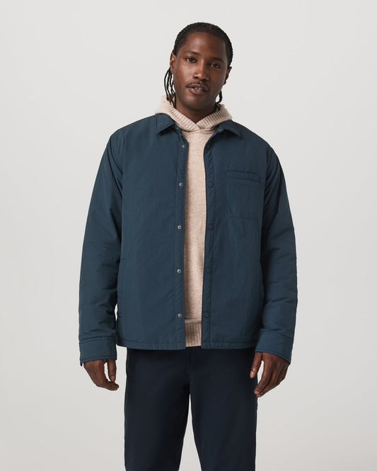 Nomad Insulated Shirt Jacket Men's Ink Jacket | Vuori discount - US 7555